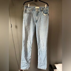 Abercrombie and fitch straight curve love jeans